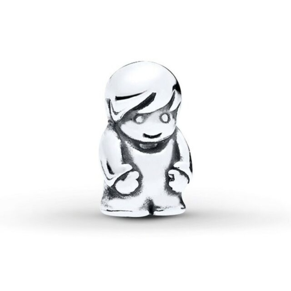 Pandora  Petite Locket Charm Little Boy